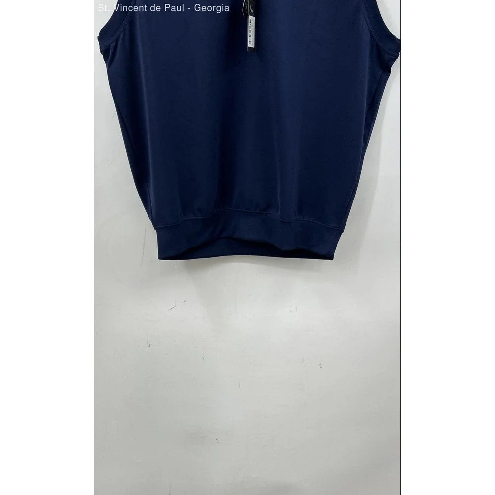 F&G Tech Full Zip Golf Vest Men's Size Large Blue NWT